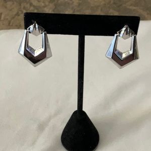 Shiny Silver Earrings